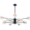 GloboStar Ornate ��������� ������ Led 104W Lm � Ac 220-240V IP20 ������ ����� 4500k ����� & ������� ������� �� ����� �������� - �65 x �65 x �70cm - 2 X����� ������� - (01553)