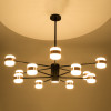 GloboStar Ornate ��������� ������ Led 104W Lm � Ac 220-240V IP20 ������ ����� 4500k ����� & ������� ������� �� ����� �������� - �65 x �65 x �70cm - 2 X����� ������� - (01553)
