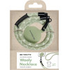SBS Neck Strap Wooly Lanyard Cord For Smartphones Green - (ERNECKLACEGN)