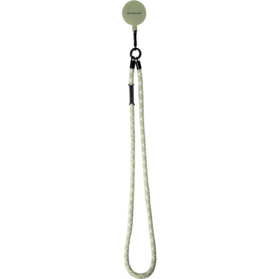 SBS Neck Strap Wooly Lanyard Cord For Smartphones Green - (ERNECKLACEGN)