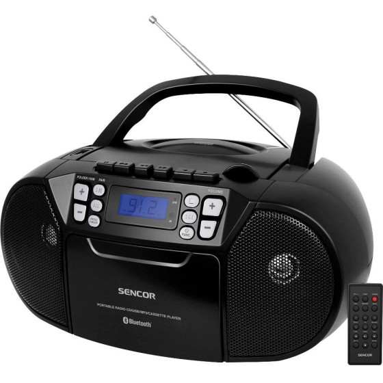 Sencor �������� �����cd - ���������� �� CD/USB/Bt 5.0 4W Rms (2 x 2 W) - (Spt 3907 B)
