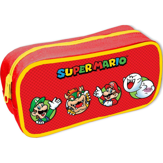 Pyramid Nintendo: Super Mario - Core Character Circles Rectangle Pencil Case (SR73309)