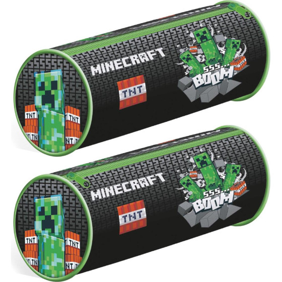 Pyramid: Minecraft Barrel Pencil Case (SR74695)