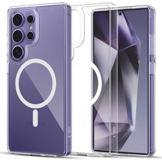 Tech-Protect Flexair Hybrid Cc Mag Case Samsung S25 Ultra Clear Backcover - (TPFHMS25UC)