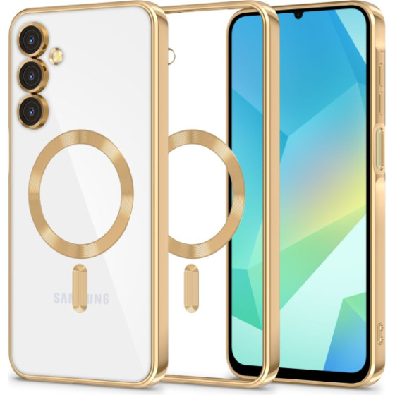 Tech-Protect Magflex Case Samsung A16 4G / A16 5G Shiny Gold Backcover - (TPMFSAMA16SG)