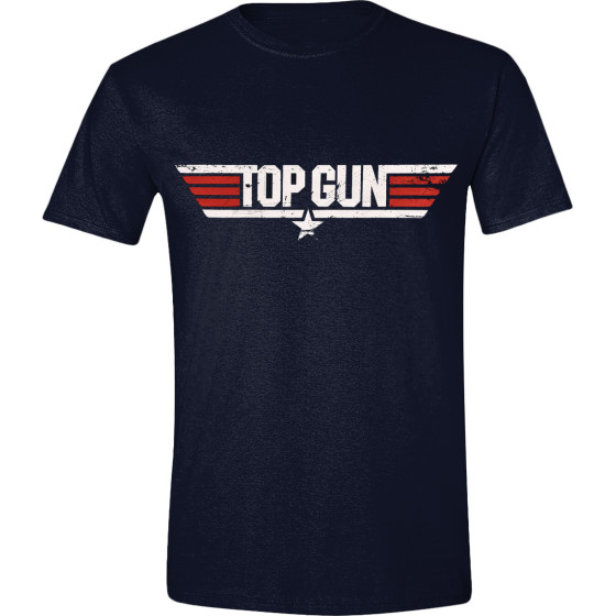 Top Gun - Logo Men T-Shirt - Navy - Large