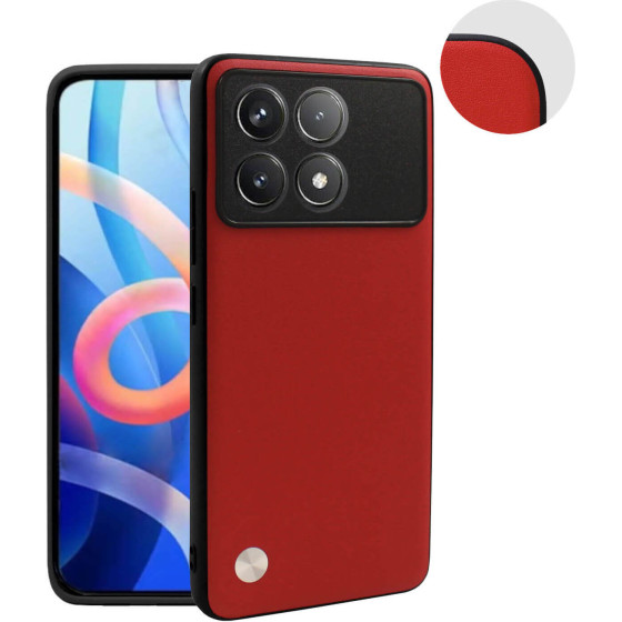 Bodycell Vegan Cover Xiaomi Poco F6 Pro Red - (FC-00296)