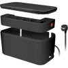 LogiLink Cable Box With 5-Way Socket Strip Black - (LPS282U)
