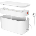 LogiLink Cable Box With 5-Way Socket Strip White - (LPS281U)