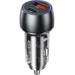 WK Car Charger 48W PD+Usb Qc 3.0 Black - (WP-C53)