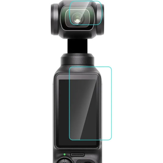Puluz Tempered Glass Lens And Screen Protector Dji Osmo Pocket 3 - (PU950T)