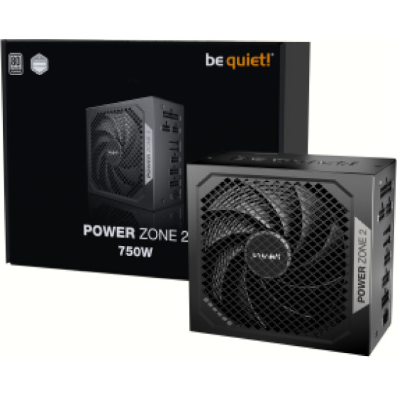 Bequiet Psu Power Zone 2 750W Pure Wings 3 14CM Silent FAN, 10YW. - (BP006EU)