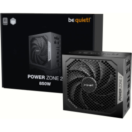 Bequiet Psu Power Zone 2 850W Pure Wings 3 14CM Silent FAN, 10YW. - (BP007EU)