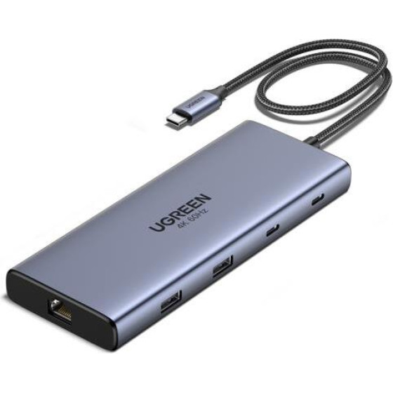 Ugreen Multi Function Type-C Converter 10 in1 CM639 45380 - (CM639/45380)