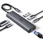 Ugreen Multi Function Type-C Converter 6 in1 CM512 45000 - (CM512/45000)