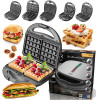 Adler 5-IN-1 Multifunctional Baking Device 1200W BLACK/Silver - (AD3040)