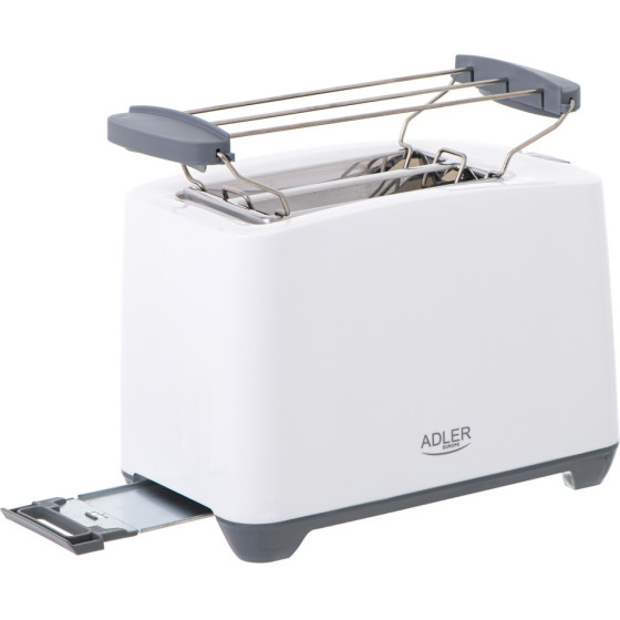 Adler Toaster 2 Slice 1000W White - (AD3216)