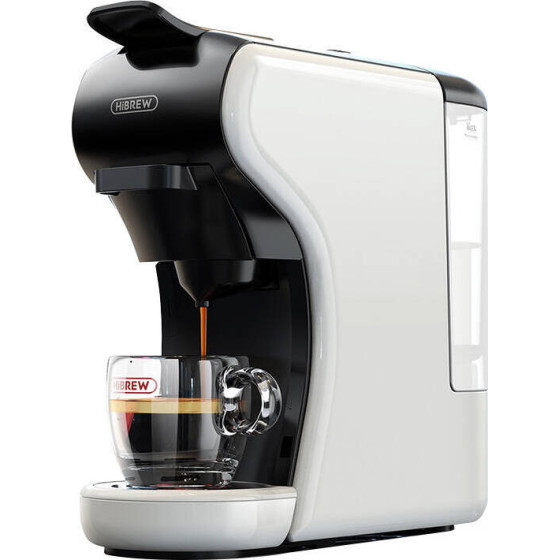 HiBrew Capsule Coffee Machine 4 In 1 H1A-White (white) - (H1A-beige)