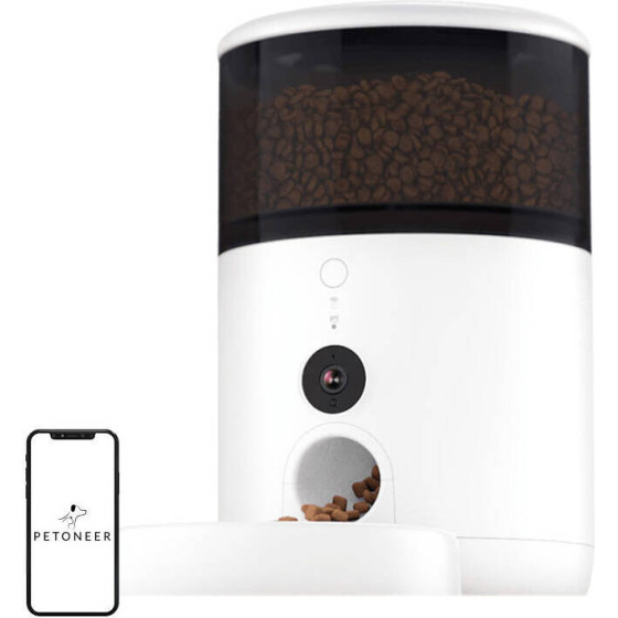Petoneer Nutrivue Smart Food Dispenser (With Stainless Steel bowl) - (PN-110056-02)