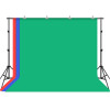 Puluz Photo Studio Background Support 2x3m + Backdrops 3 Pcs - (PKT5205)