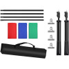Puluz Photo Studio Background Support 2x3m + Backdrops 3 Pcs - (PKT5205)