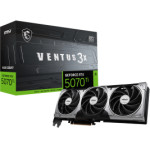 MSI Vga PCI-E Nvidia Gf Rtx 5070 Ti 16G Ventus 3X OC, 16GB/256BIT, GDDR7, HDMI/3xDP, 2 Slot FANSINK, Triple FAN, 3YW. - (912-V531-083)