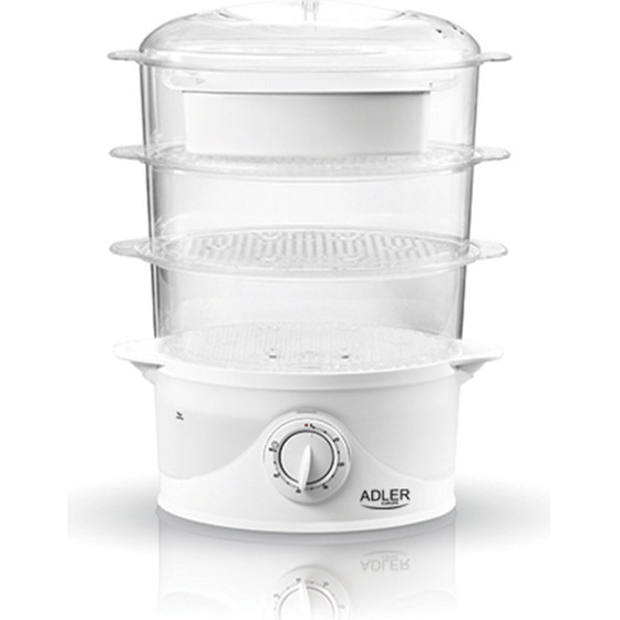 Adler Steam Cooker 9L 800W White - (AD633)