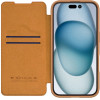 Nillkin Etui Qin Prop Leather Iphone 16 (brazowy)