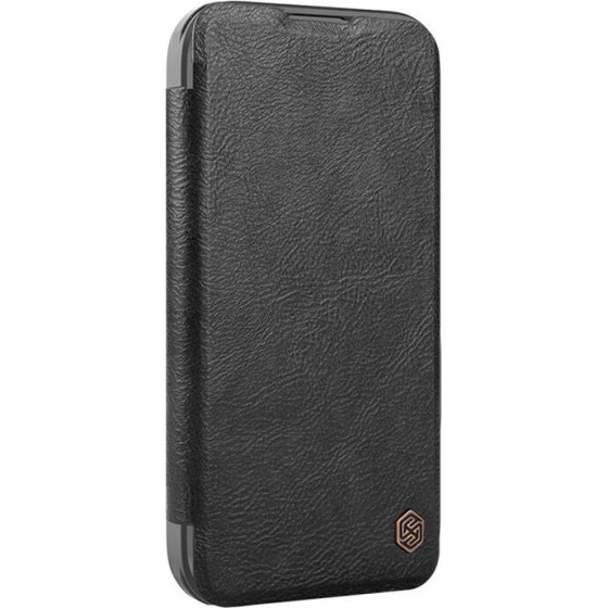 Nillkin Etui Qin Prop Leather Iphone 16 (czarny)