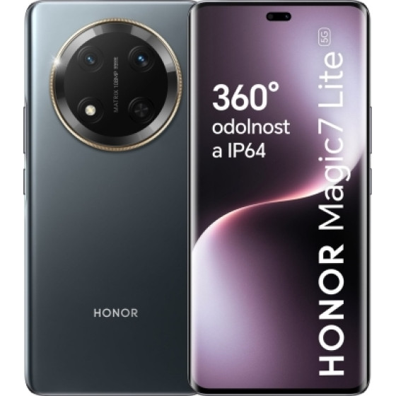 Honor Magic7 Lite 5G 512GB (8GB Ram) Dual-Sim Titanium Black Eu - (5109BQBE)