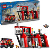 Lego City: Fire Station With Fire Truck Playset (60414)