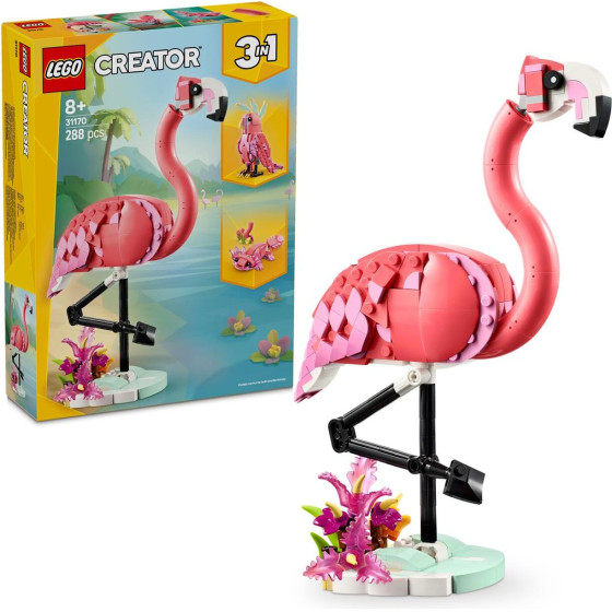 Lego Creator: Wild Animals: Pink Flamingo 3 In 1 (31170)