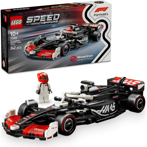 Lego Speed Champions: Moneygram Haas F1 Team Vf-24 Race Car (77250)