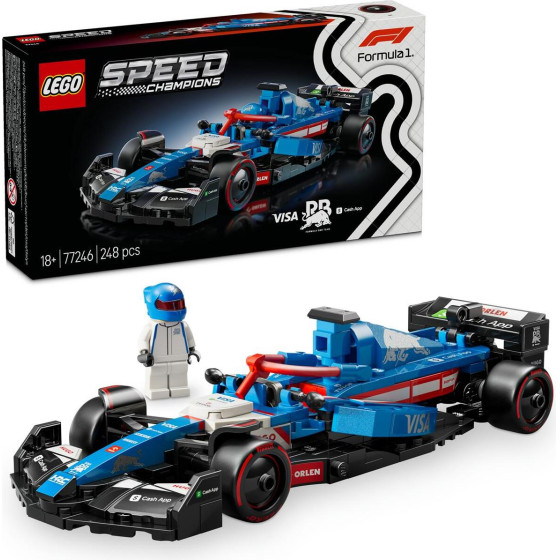 Lego Speed Champions: Visa Cash App Rb Vcarb 01 F1 Race Car (77246)
