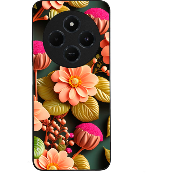 Sonique ���� 3D Flower Series ��� Xiaomi Redmi 14C 4G / Poco C75 4G / Redmi A4 5G �����