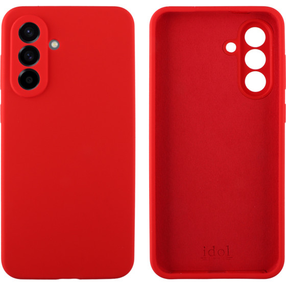 Idol 1991 ���� Samsung A56 5G A566 6.7'' Velvet Elite Tpu 4 Side Full Camera Protection RED