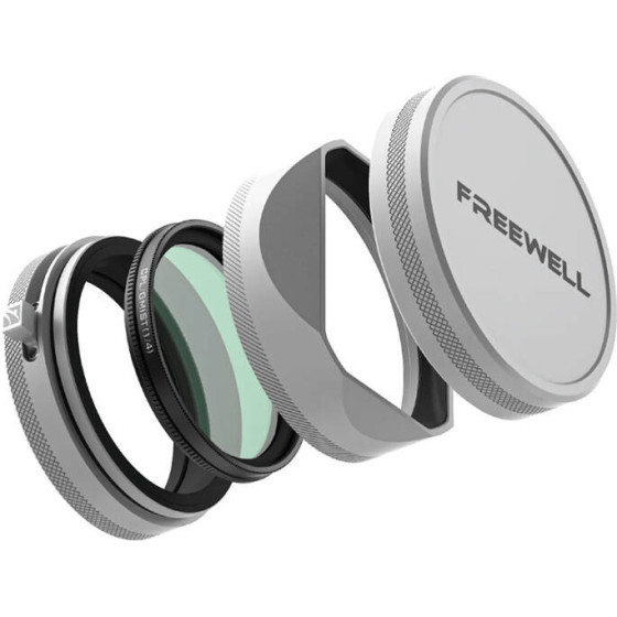 Freewell FujiX100 Filter Set With Lens Hood (silver) - (FW-FU-XS)
