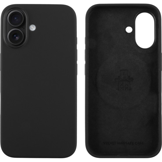 Idol 1991 ���� Iphone 16 6.1'' Velvet Magsafe Tpu Camera Guard BLACK