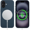 Idol 1991 ���� Iphone 16 6.1'' Velvet Magsafe Tpu Camera Guard Denim BLUE