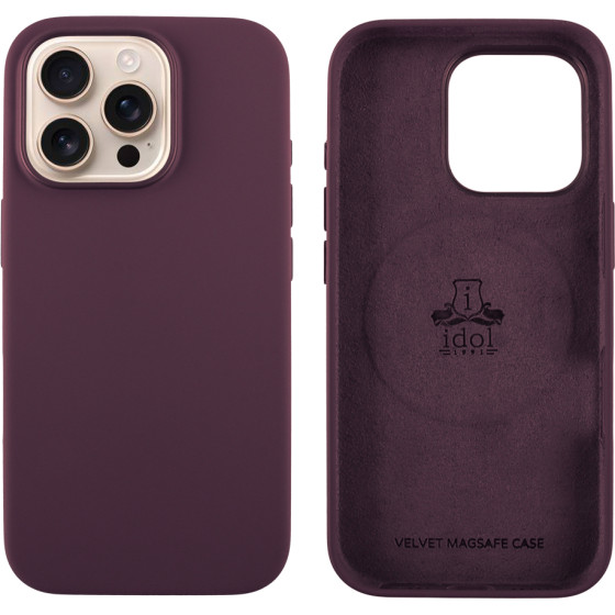 Idol 1991 ���� Iphone 16 Pro Max 6.9'' Velvet Magsafe Tpu Camera Guard PLUM