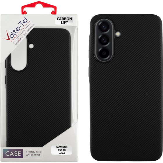 Volte-Tel ���� Samsung A56 5G A566 6.7'' Carbon Lift Full Camera Protection BLACK