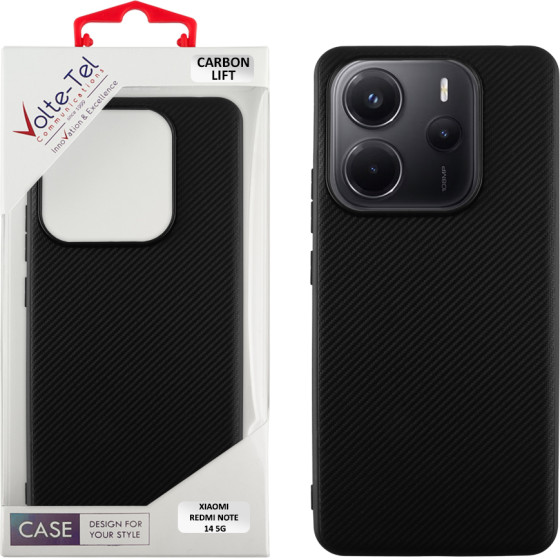 Volte-Tel ���� Xiaomi Redmi Note 14 5G 6.67'' Carbon Lift Full Camera Protection BLACK