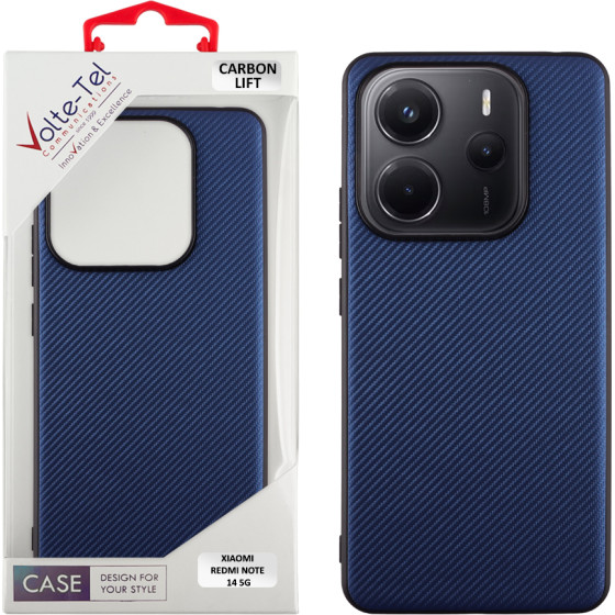 Volte-Tel ���� Xiaomi Redmi Note 14 5G 6.67'' Carbon Lift Full Camera Protection BLUE