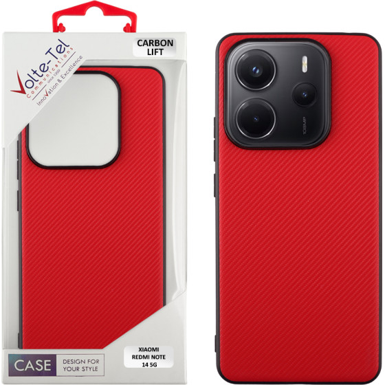 Volte-Tel ���� Xiaomi Redmi Note 14 5G 6.67'' Carbon Lift Full Camera Protection RED