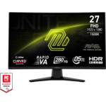 MSI Monitor Gaming Mag 274CXF, Curved Va FHD, 27'', 16:9, 300CD/M2, 4000:1, 0.5MS, 280Hz, 1920x1080, 2xHDMI/ 1xDP/ Hp OUT, TILT, BLACK, 3YW. - (9S6-3C531T-004)
