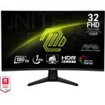 MSI Monitor Gaming Mag 32C6, Curved Va FHD, 31.5'', 16:9, 250CD/M2, 3000:1, 1MS, 180Hz, 1920x1080, 2xHDMI/ DP/ Hp OUT, TILT, BLACK, 3YW. - (9S6-3DD41M-001)