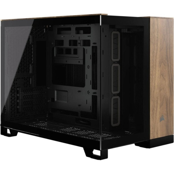 Corsair Case 2500X Dual Cham Walnut Wood - (CC-9011286-WW)