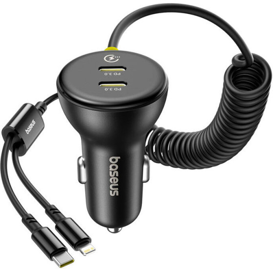 Baseus ��������� ����������� 60W USB-C + ������� Lightning (�����) - (C00035902121-00)