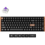 Keychron K4 He Special Wood Edition Wireless Magnetic Hall Effect Rgb Keyboard 96% Us - (K4H-F1)