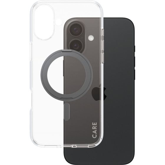 Care By PanzerGlass(R) Feature Case Black Kickstand & Magsafe For Apple Iphone 16 Plus - (PG-1323)